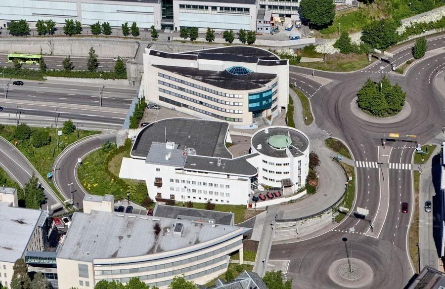 Moderne kontor og showroom på 197 m² – Lysakerlokket - Fasade