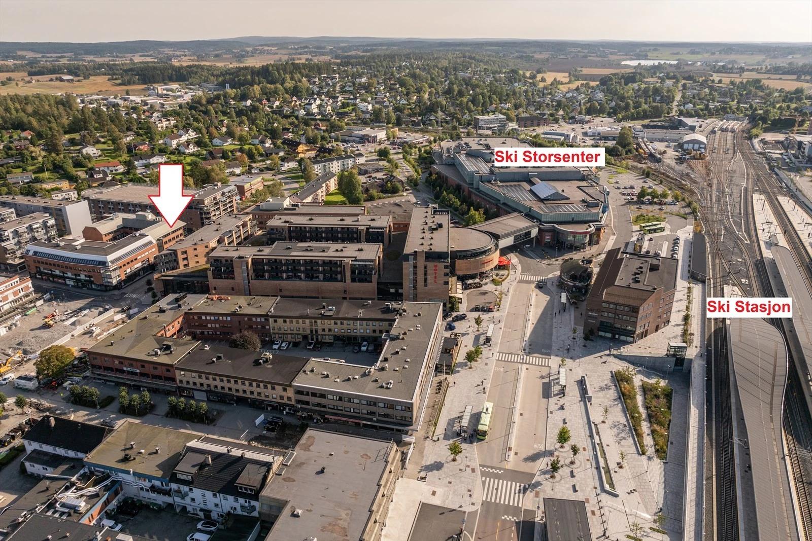 Moderne kontor til leie i Ski - Fasade