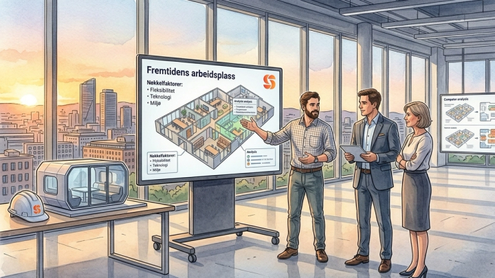 Fremtidens arbeidsplass: Slik bør du tenke når du planlegger nye kontorlokaler