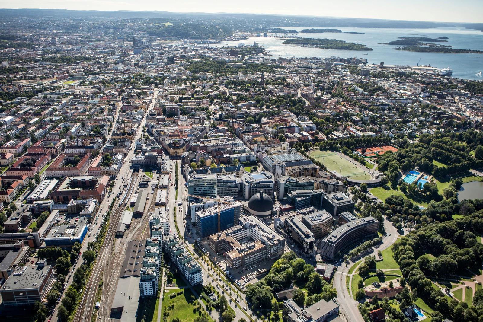 Svært sentralt på kontor på Majorstuen - Fasade