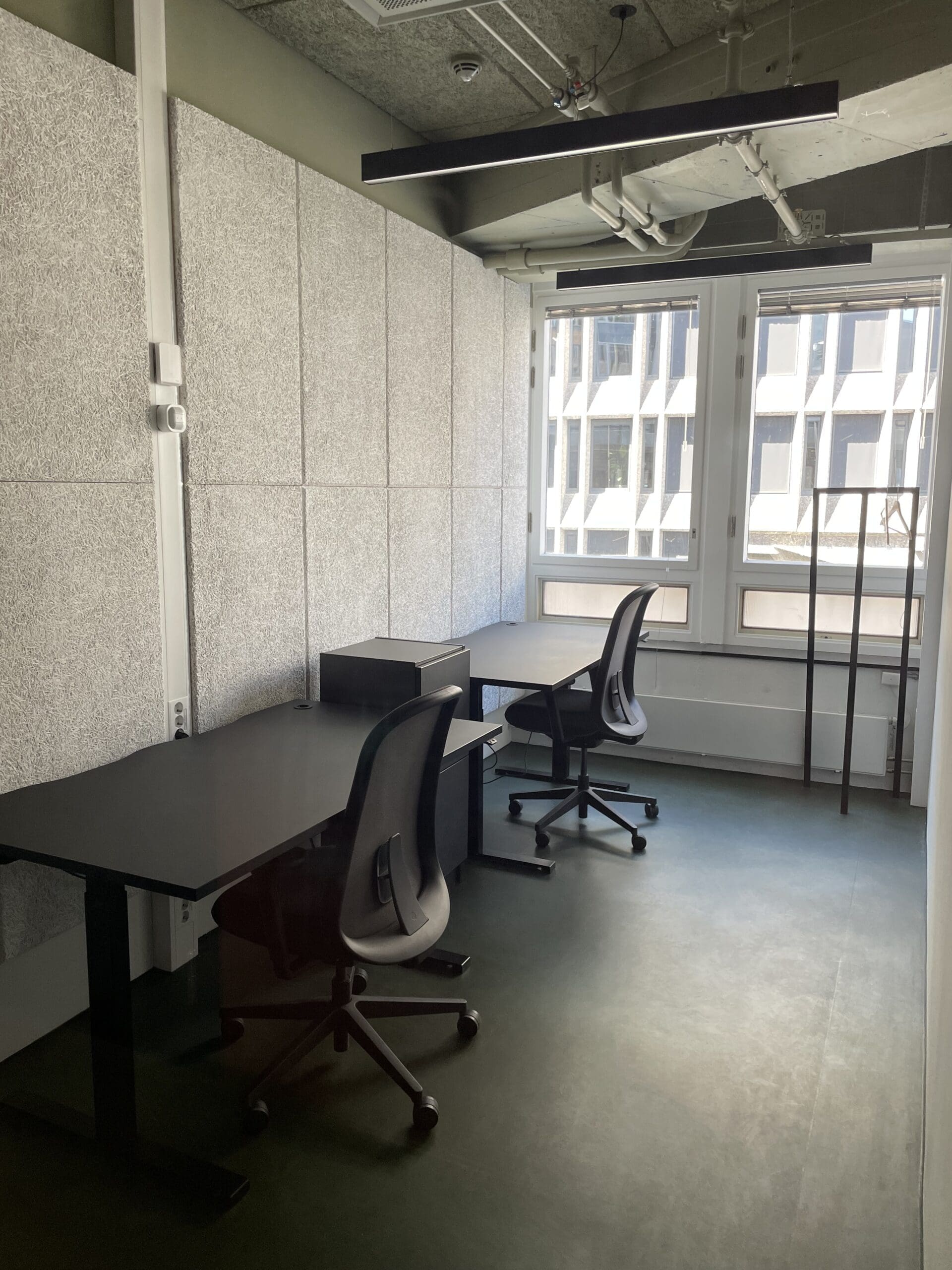 Modern private office for 2 people