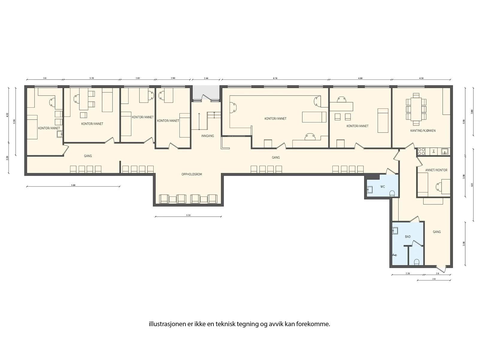 Office Space with Health Sector Potential for rent