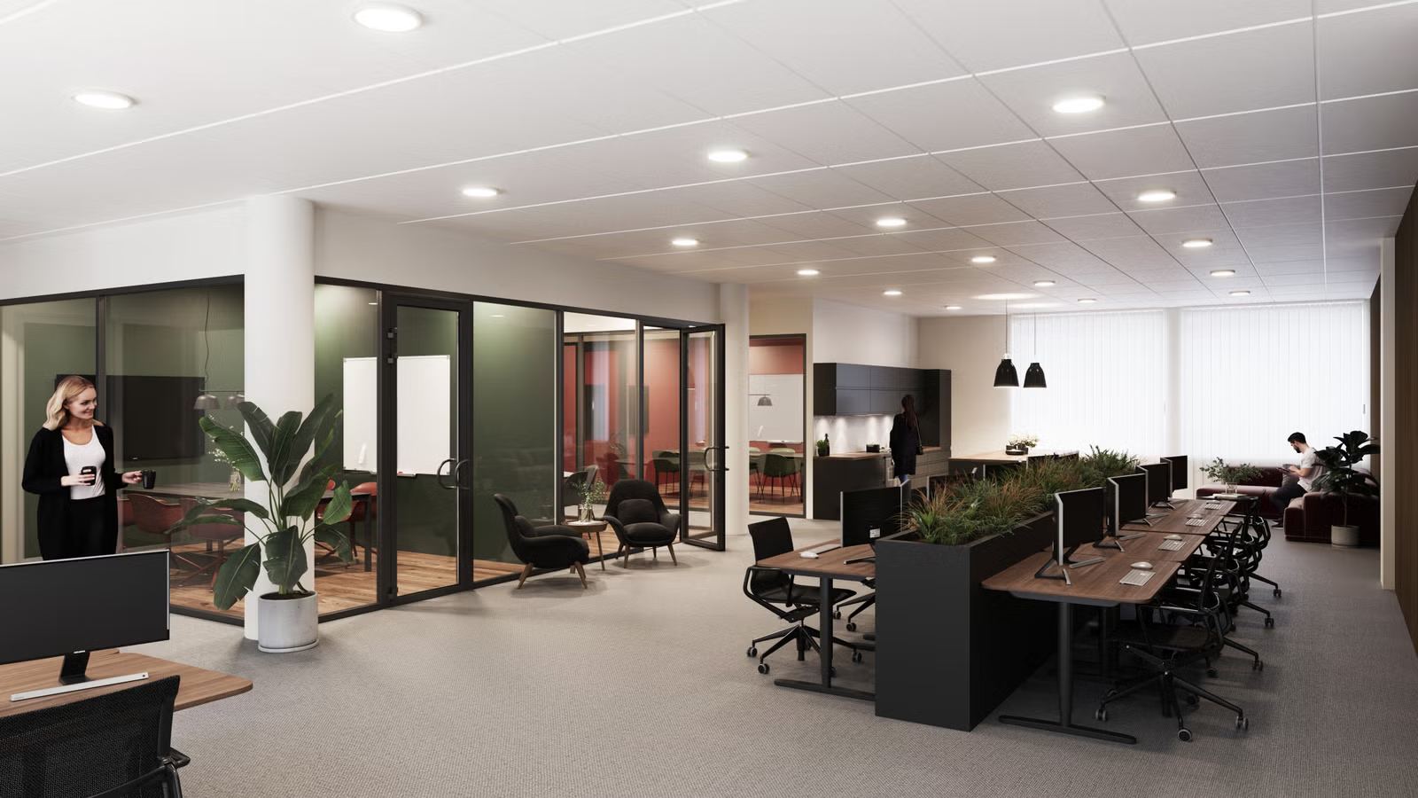 Office space for rent in a modern building with parking - Workspace