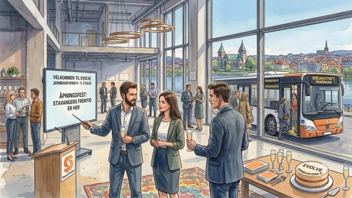 Evolve opens new coworking space in central Stavanger