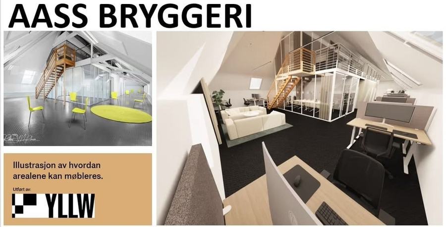 Kontorplasser til leie på Bragernes i Drammen