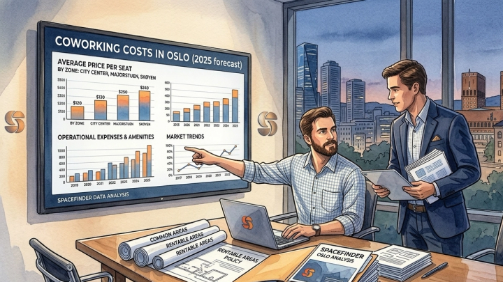 Hva koster coworking i Oslo i 2025?