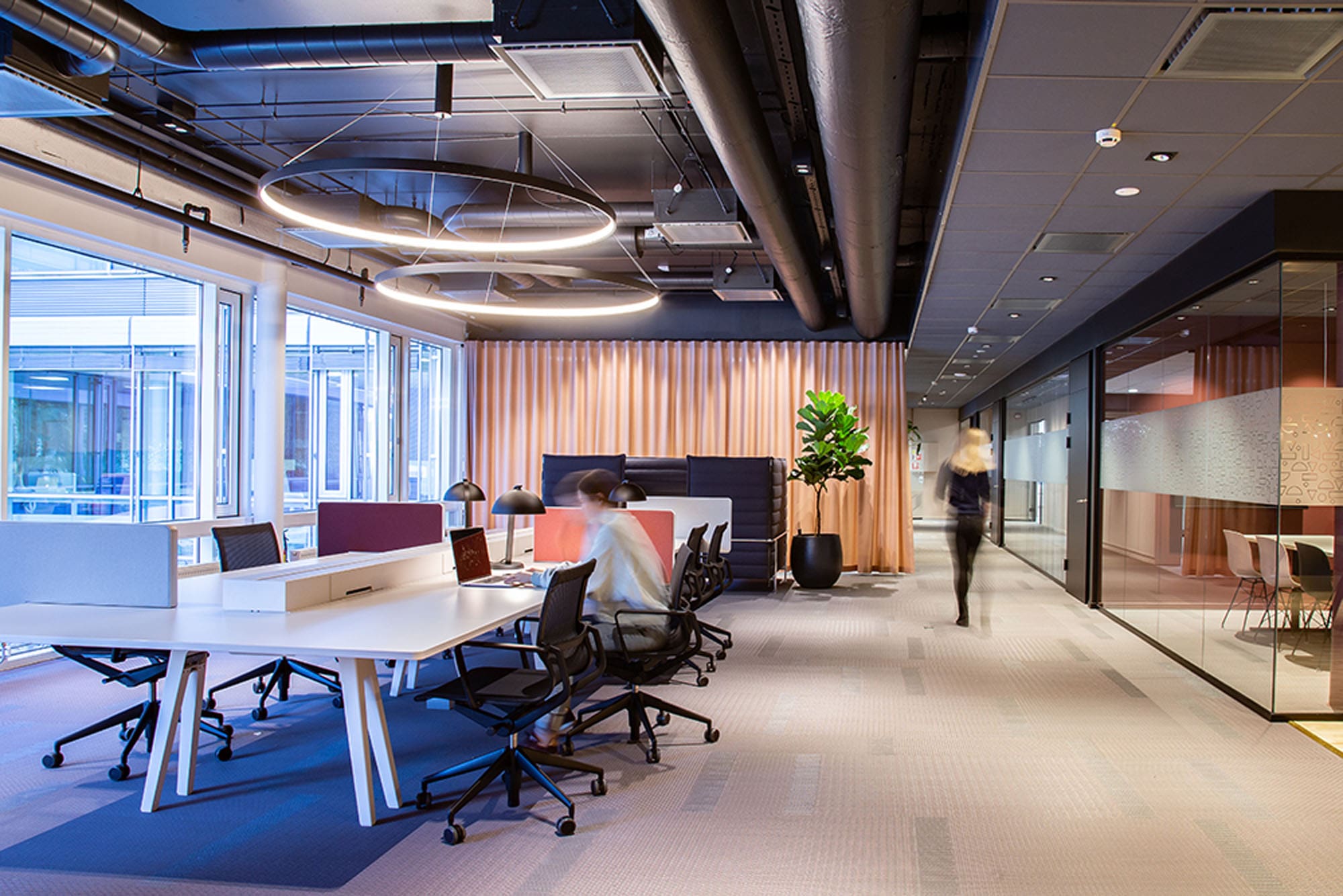 Flotte cellekontorer i moderne fullservicebygg - Fasiliteter