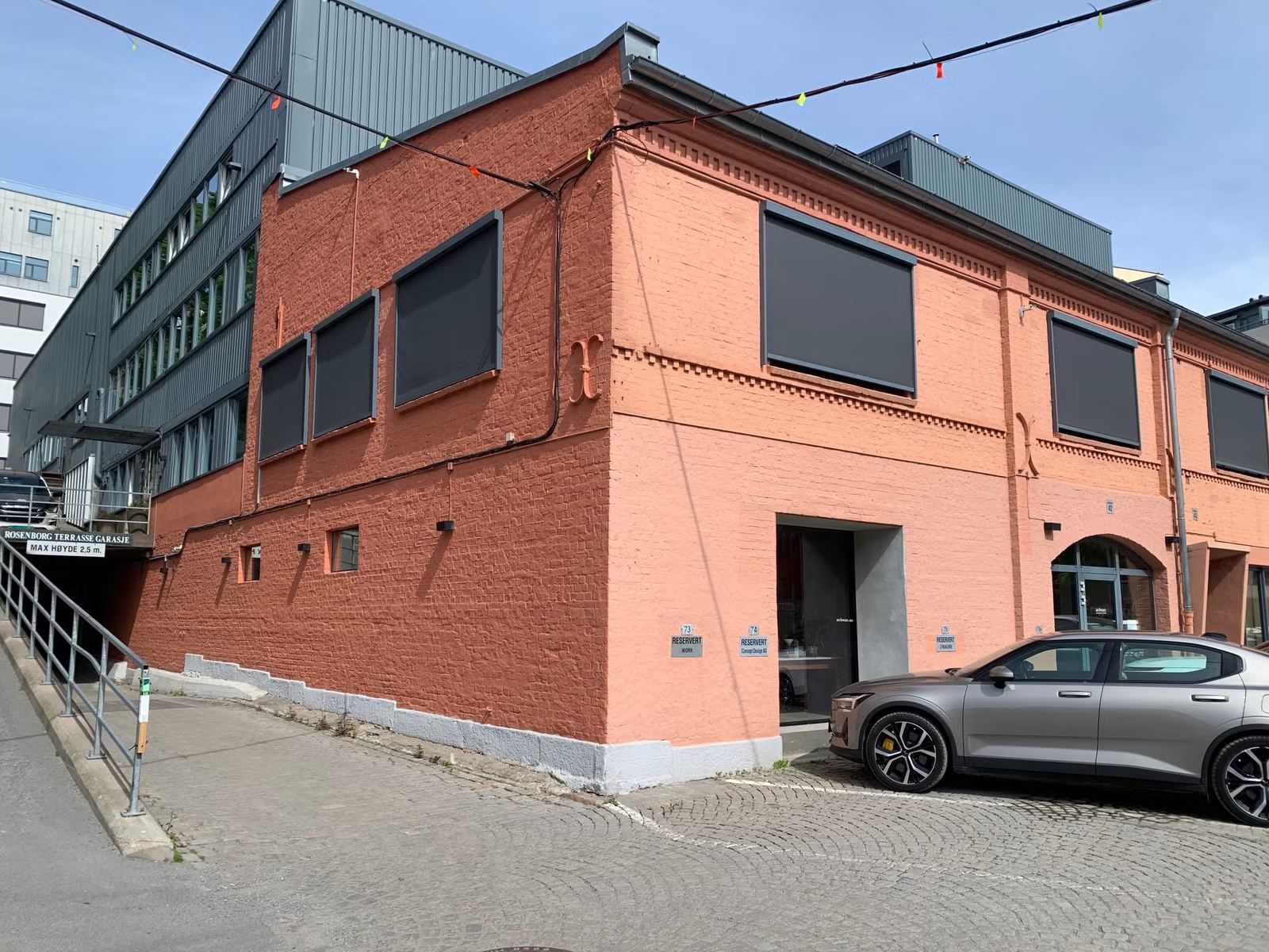 Warehouse premises for rent in Pilestredet – dry and easily accessible - Facade