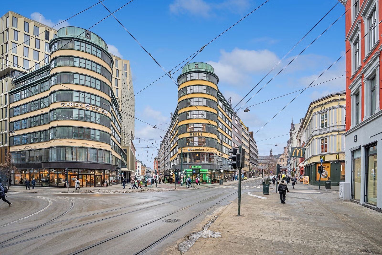 Innflyttingsklart og representativt kontorlokale på 310 m² BTA i Storgata 17 - Fasade