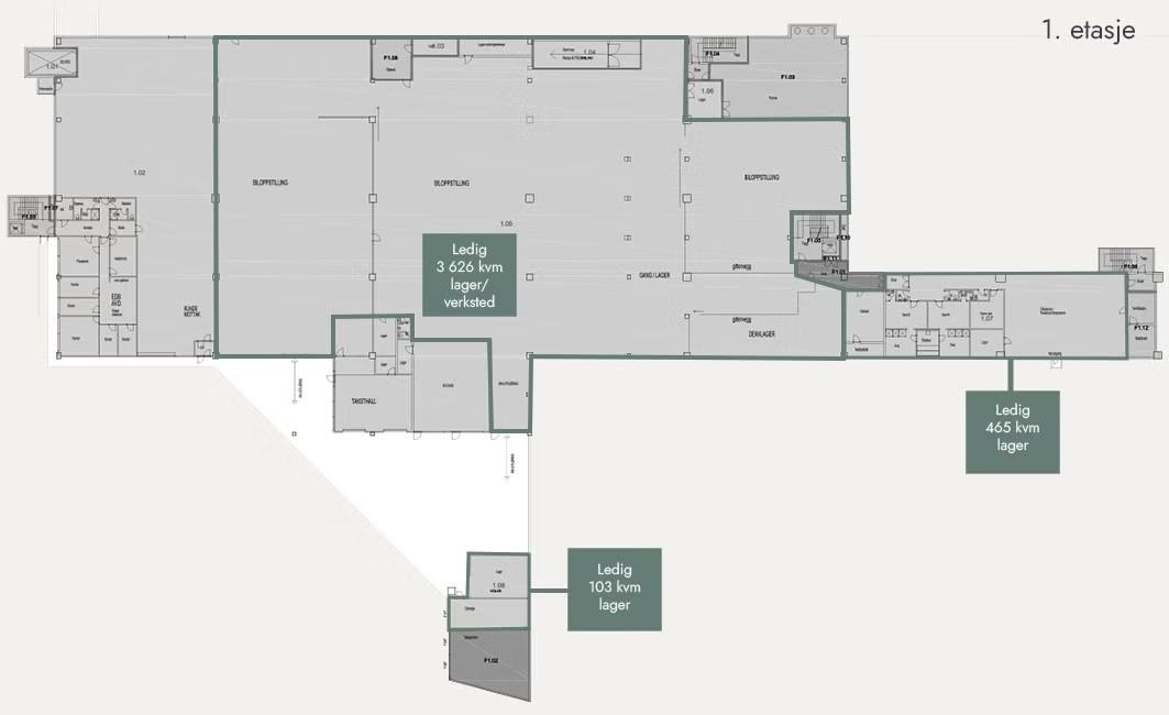 Efficient ground floor warehouse unit in Økernveien