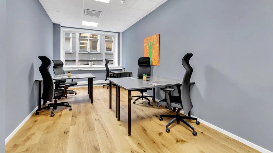Furnished office for up to 3 people in Oslo's most central location