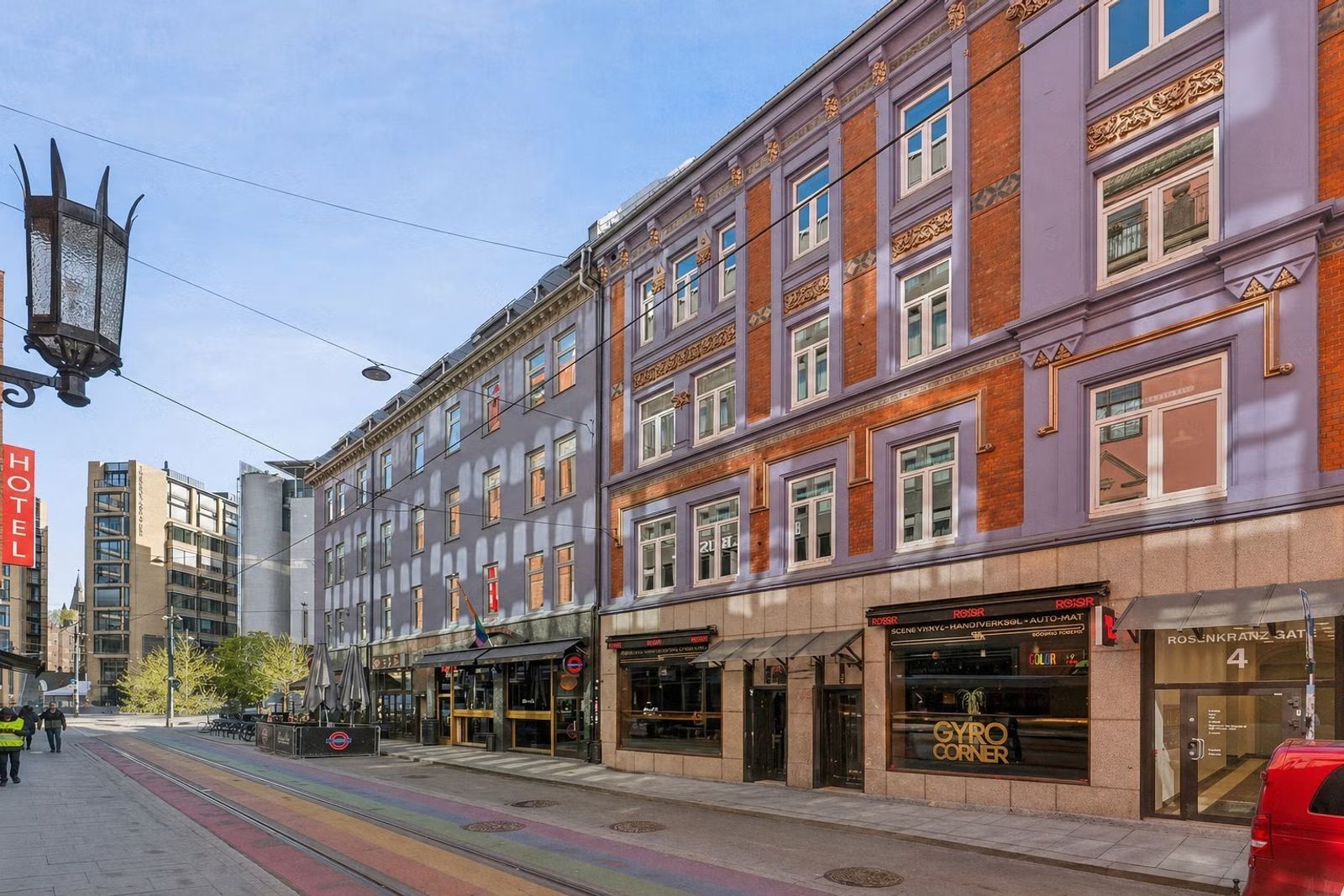 Bright and move-in ready office premises in Rosenkrantz gate with a highly central location - Facade