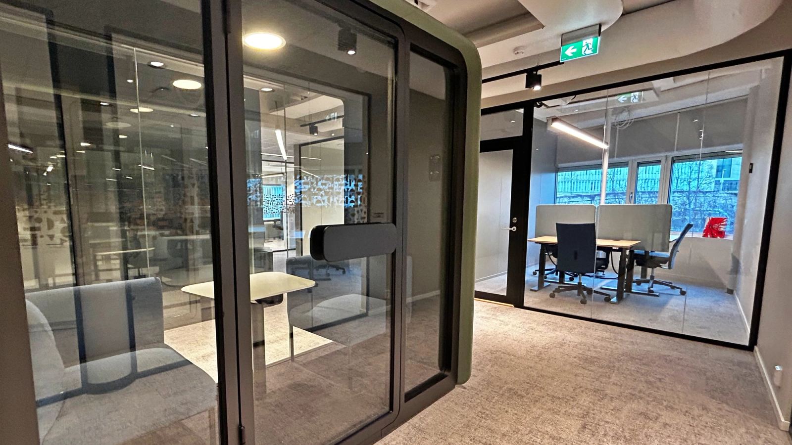 Kontor for 18-23 ansatte rett ved Lysaker Stasjon - Fasiliteter