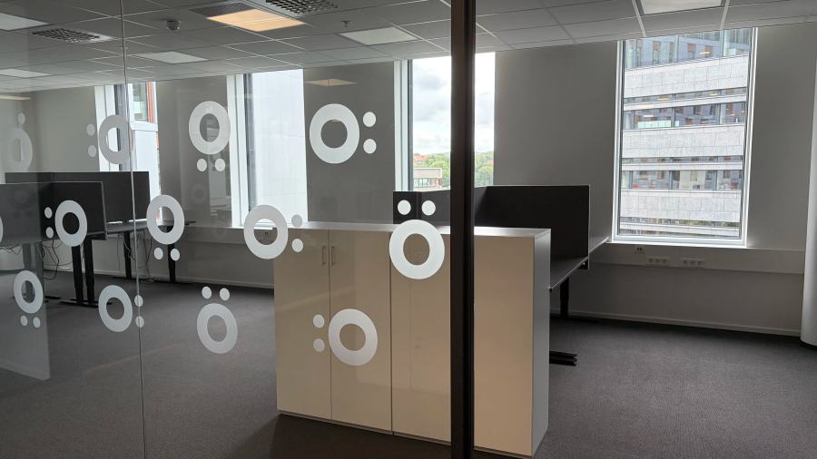 Modern corneroffice at HasleLinje for 14-16 Employees