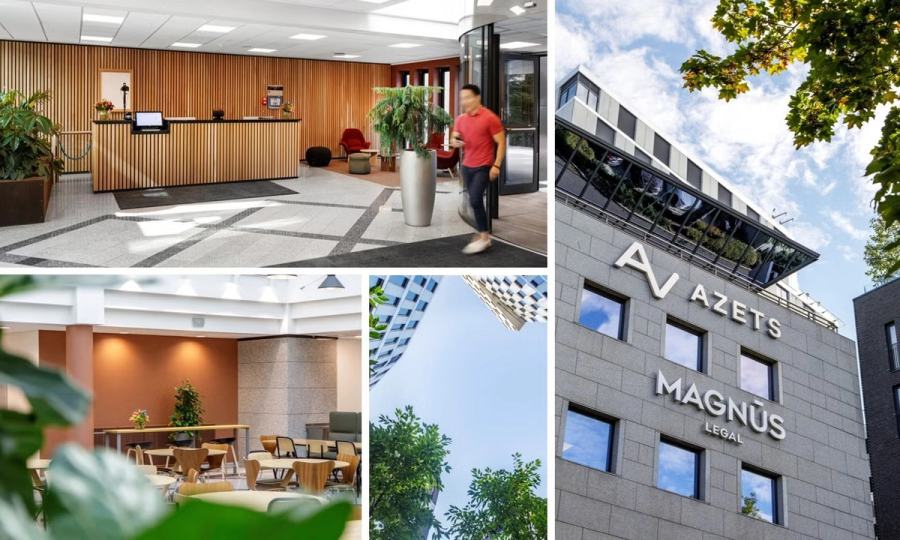 Bright and modern 632 sqm GFA office suite on the 4th floor at Skøyen