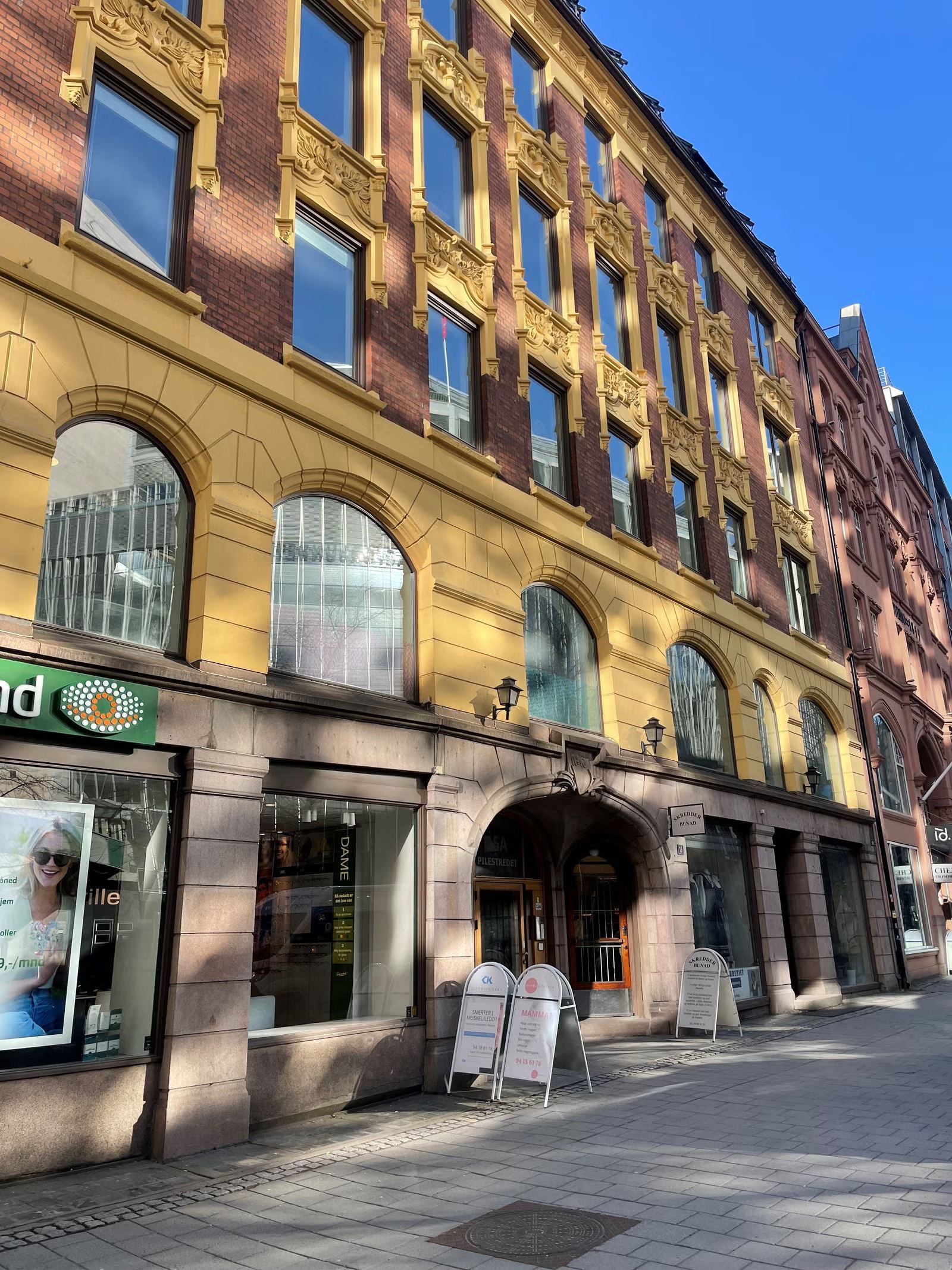 Flexible and development-ready office premises in Pilestredet - Facade