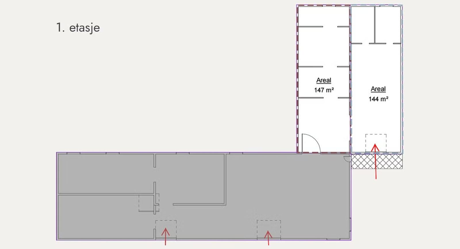 Heated warehouse units with ramp access at Alna park - Floor plan