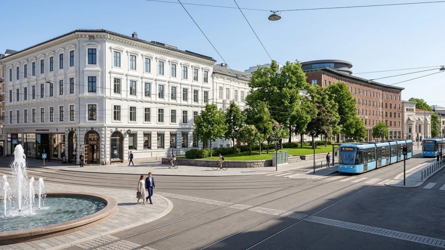 kontorlokaler til leie på Solli plass
