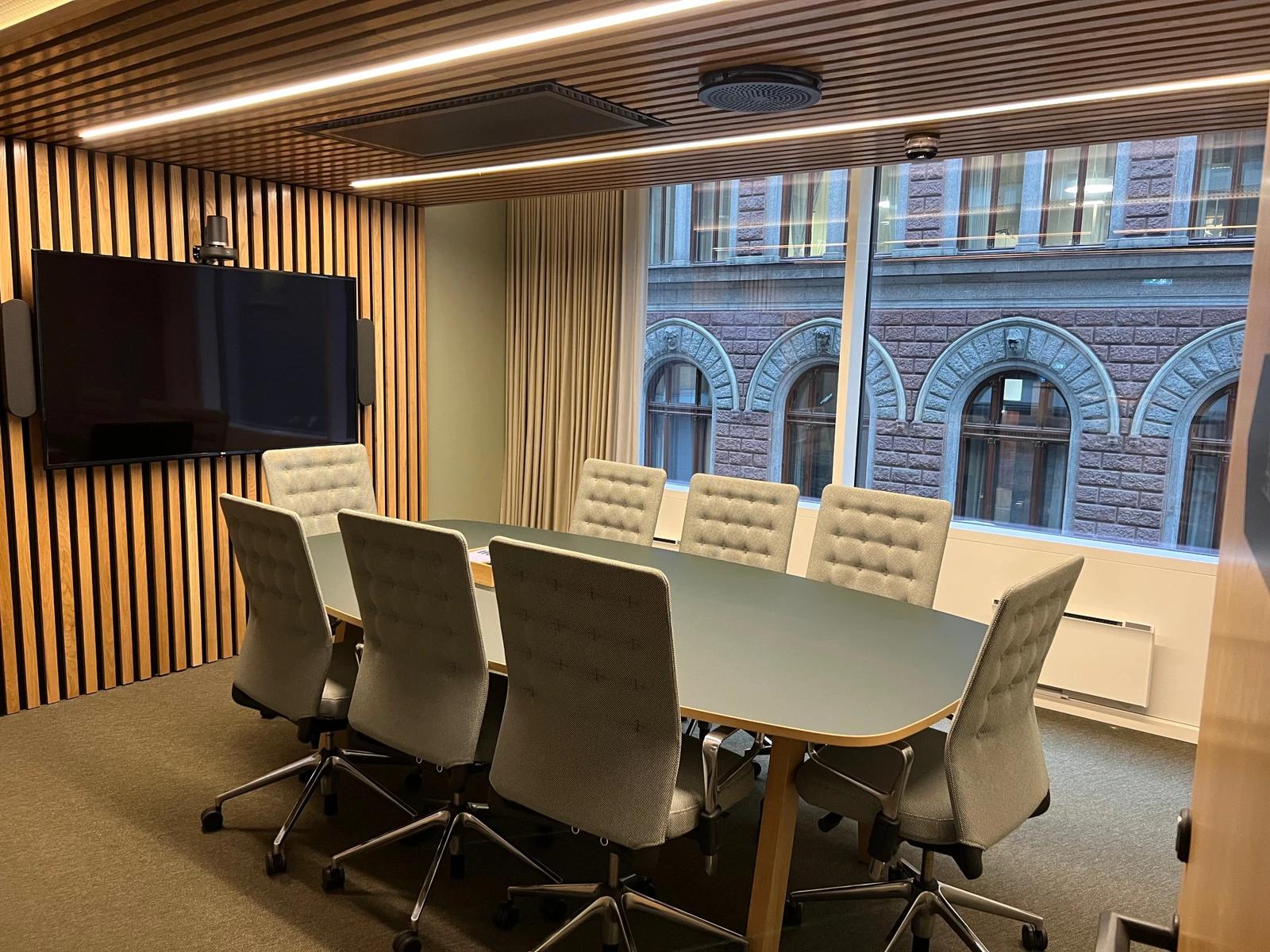 Kontor for 3-5 ansatte ved Tinghuset - Moterom