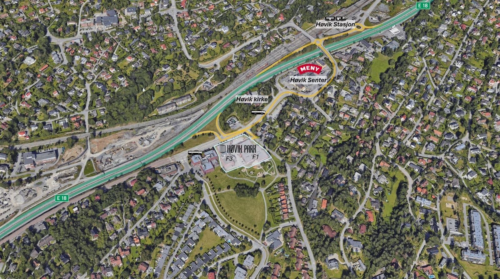 Flott kontor til leie på Høvik, ideelt for lite team - Fasiliteter
