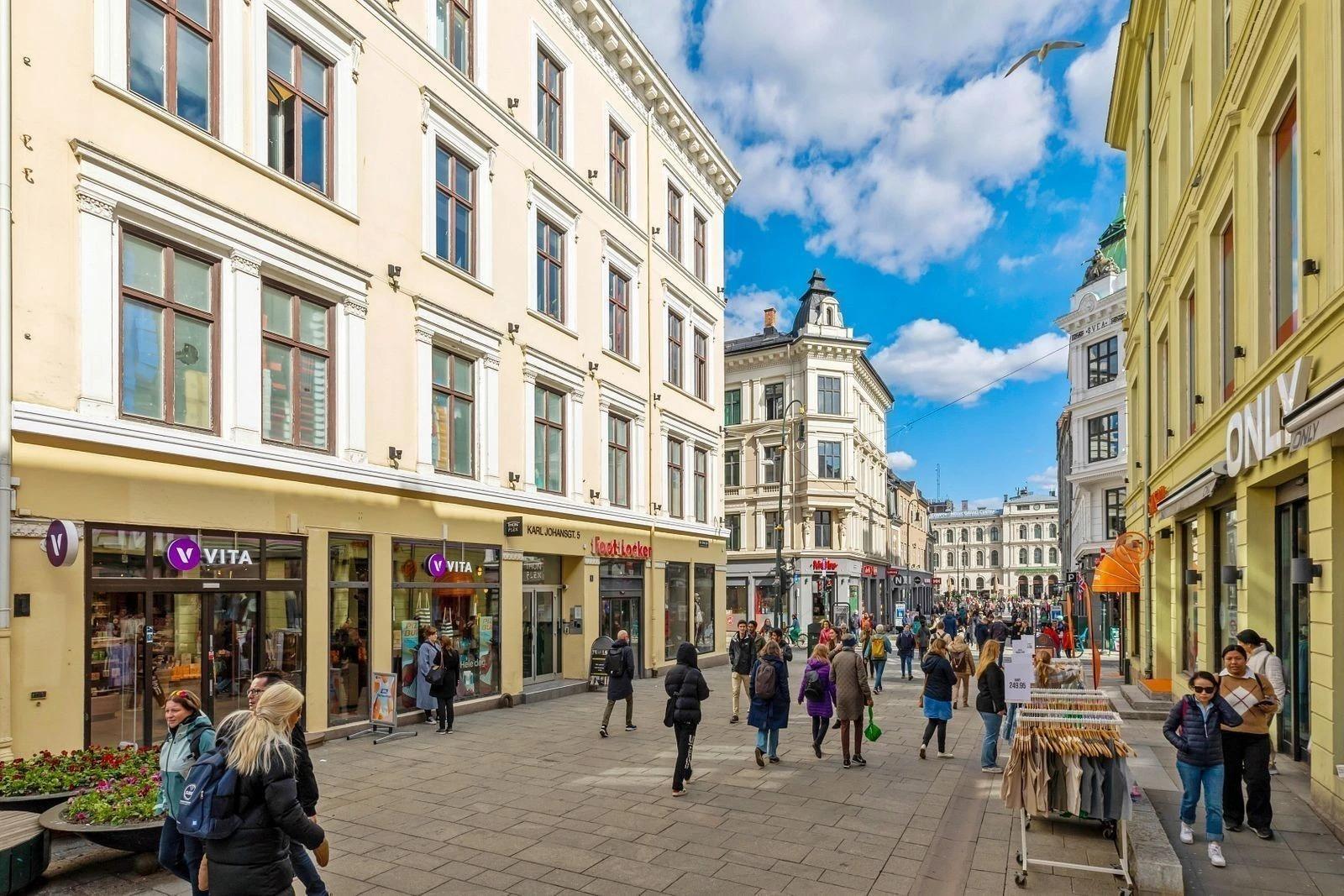 Flott kontor for 4 ansatte i Karl Johans gate