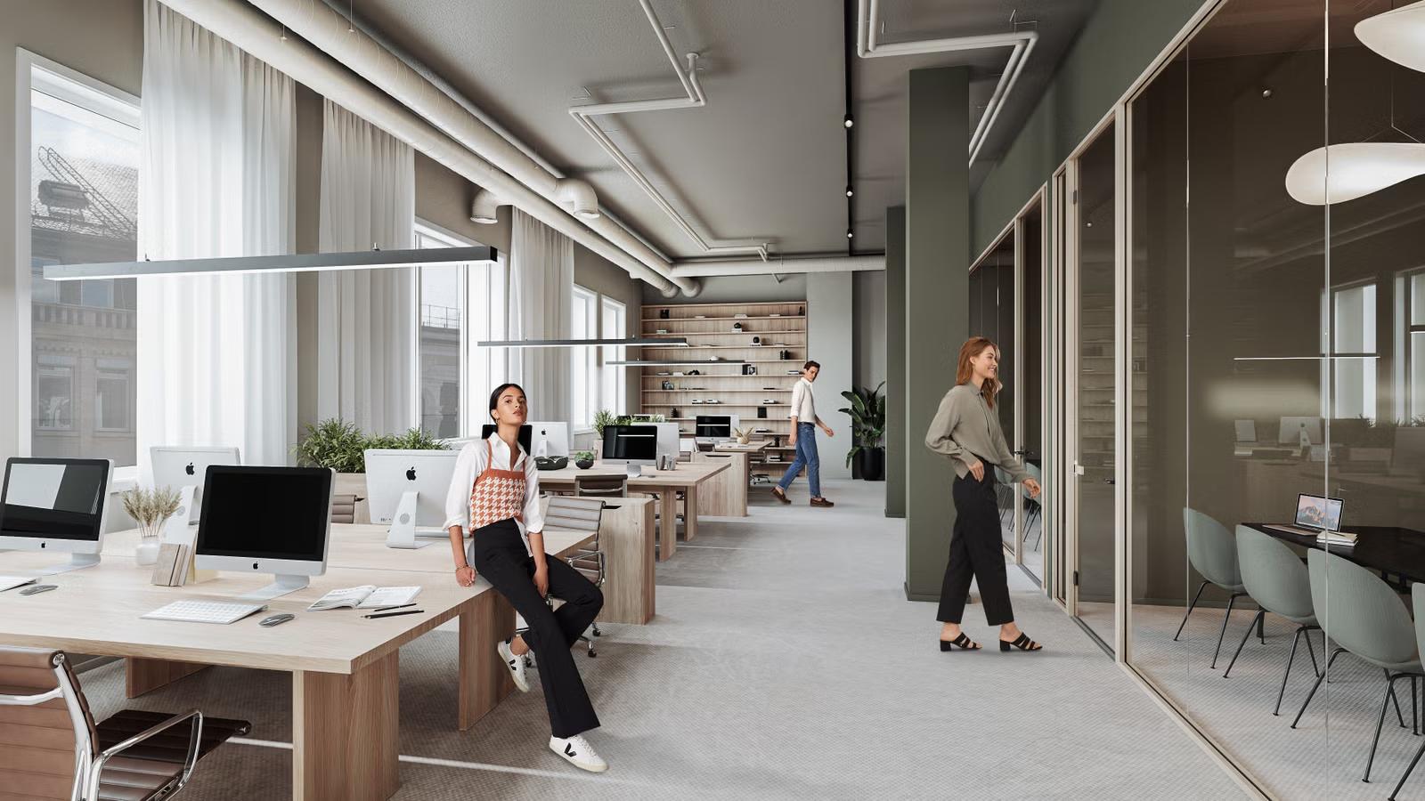 Office space in a classic building in Oslo city center - Workspace