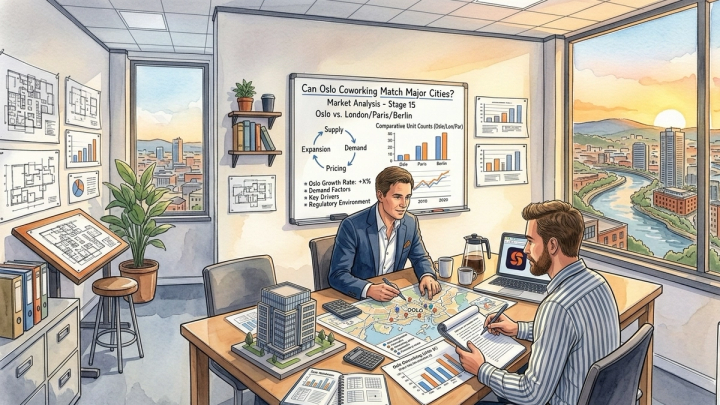 Kan coworking-markedet i Oslo matche storbyene?