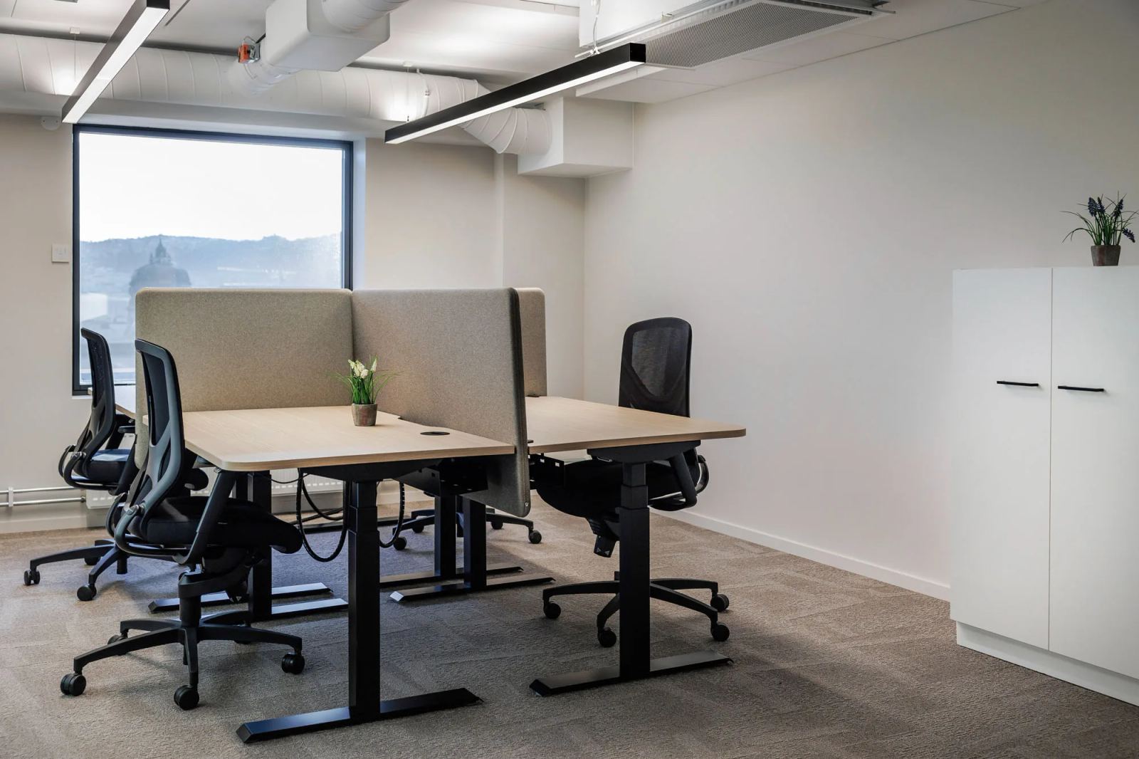 Office for 2-4 employees centrally located in Kvadraturen - Workspace