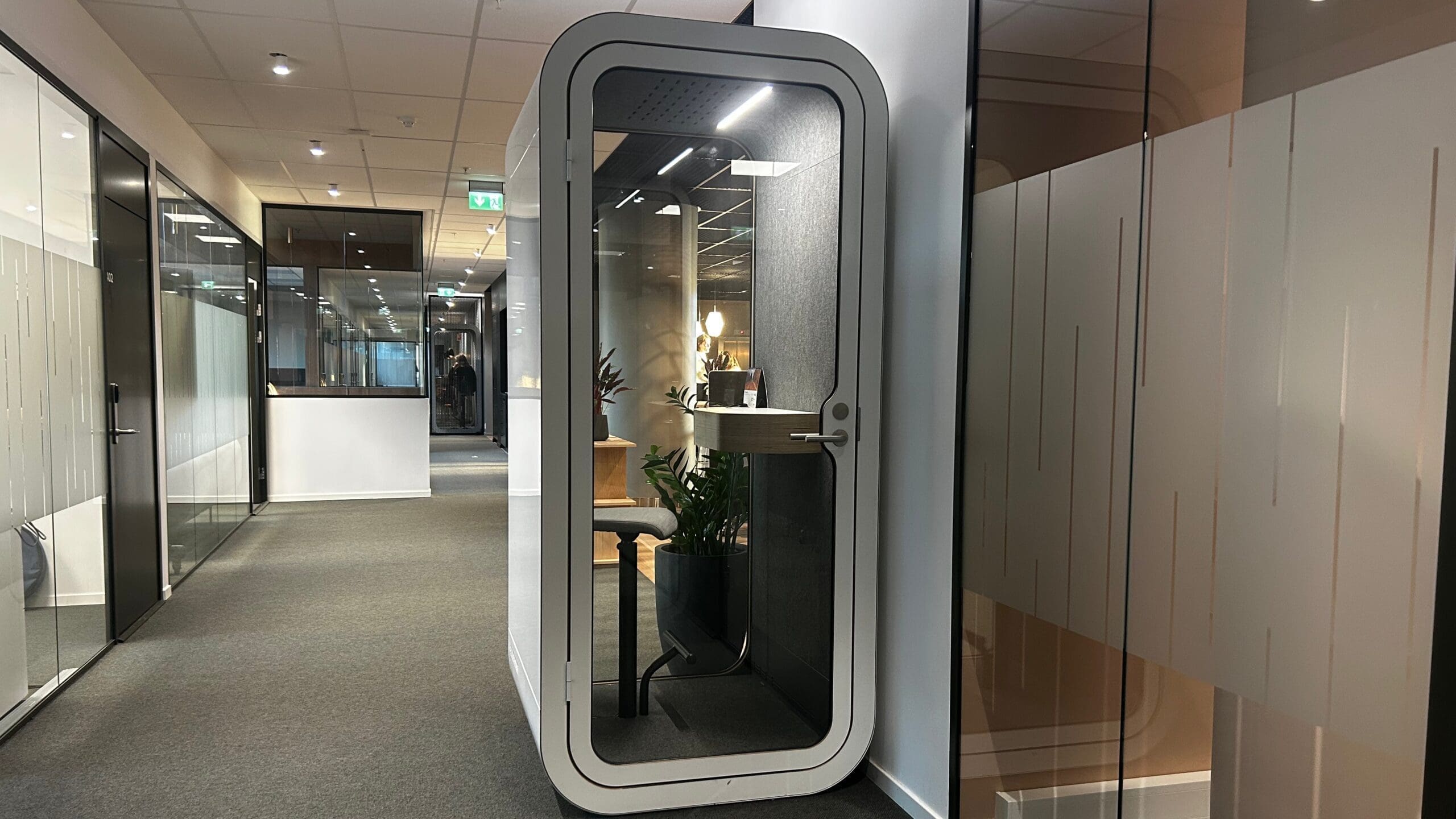 Kontor for 4-6 ansatte med utsikt over Oslo S - Fasiliteter