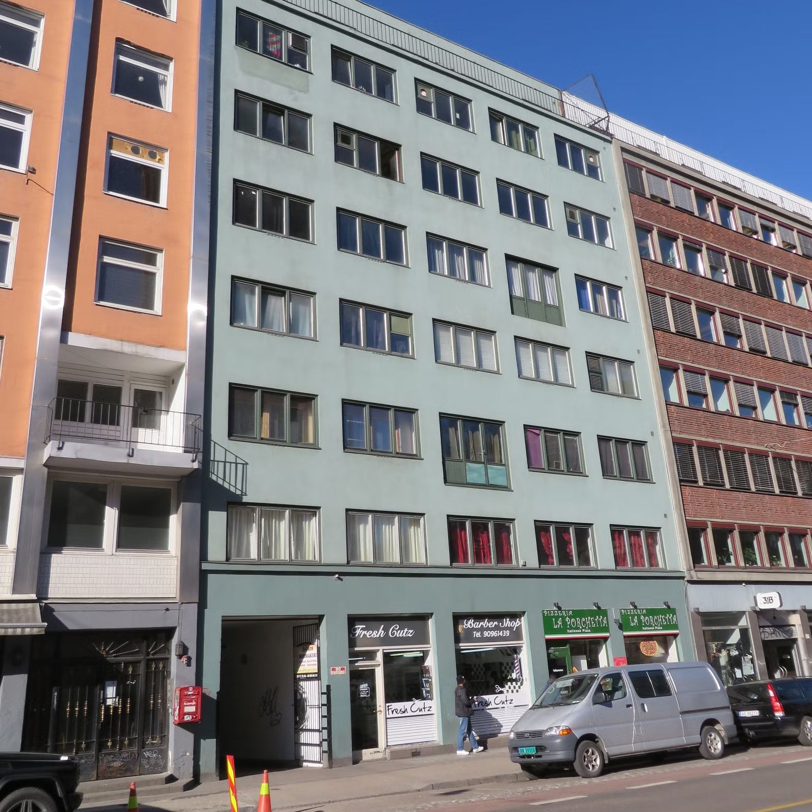 Lyst studio/kontorlokale på 105 m² leies ut på Grønland - Fasade