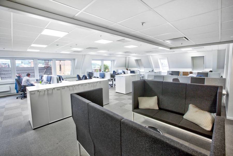 Attractive 4th Floor Office Space in the Historic Glasmagasinet