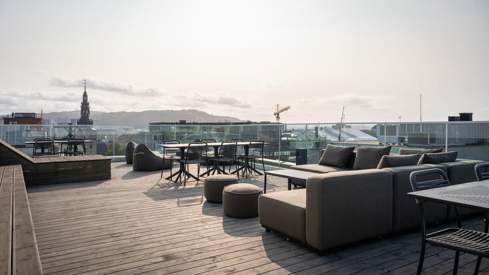 Eksklusivt, innflyttingsklart kontorlokale med takterrasse til fremleie i Grensen 15 - Fasiliteter