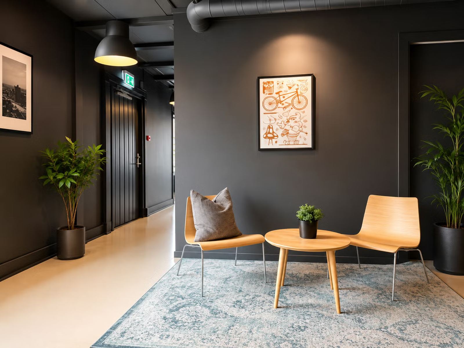 Office with industrial look at Fredensborg - Premises