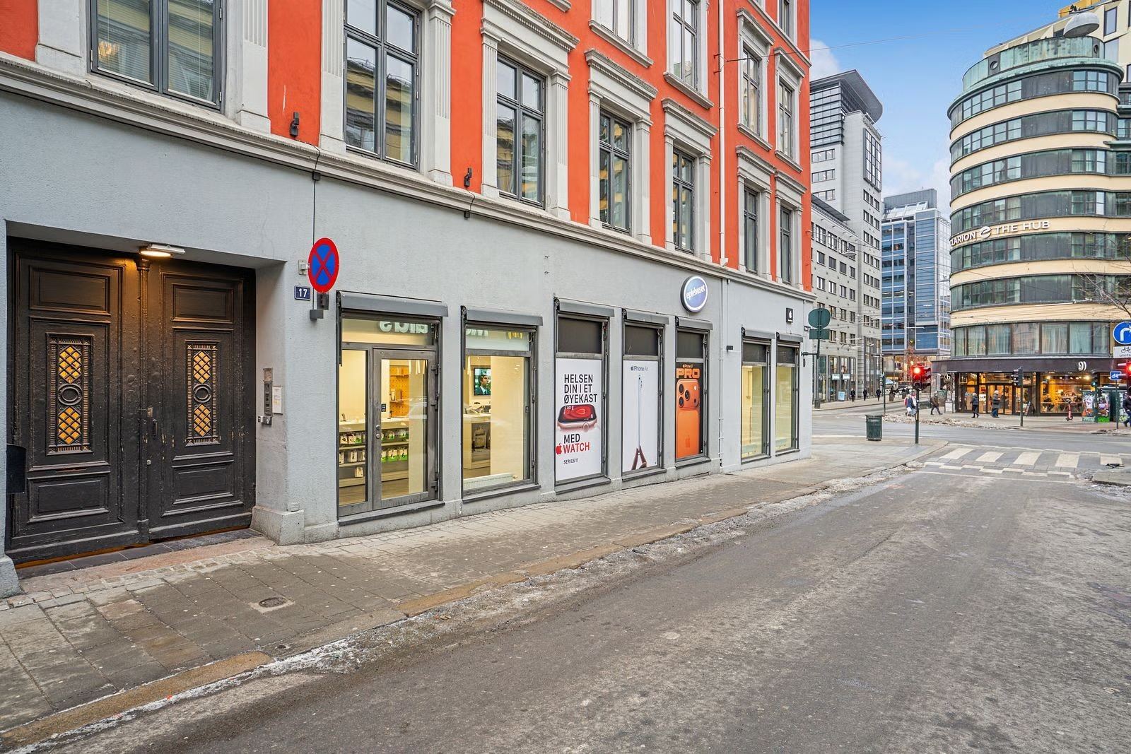 Innflyttingsklart og representativt kontorlokale på 310 m² BTA i Storgata 17 - Fasade