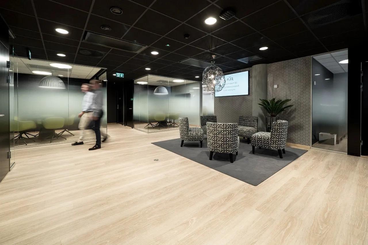 Privat kontor for 6 ansatte i Vika Atrium - Fasiliteter