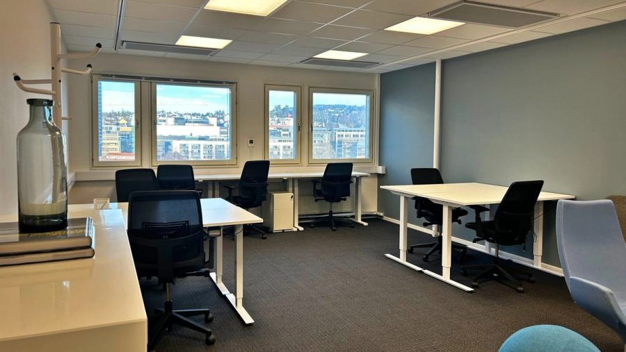 Office for 4-7 employees near Lysaker Station