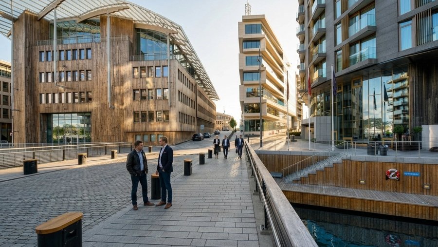 kontorlokaler til leie på Tjuvholmen