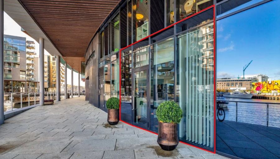 Available office space right on the waterfront at Tjuvholmen