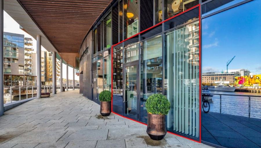 Available office space right on the waterfront at Tjuvholmen