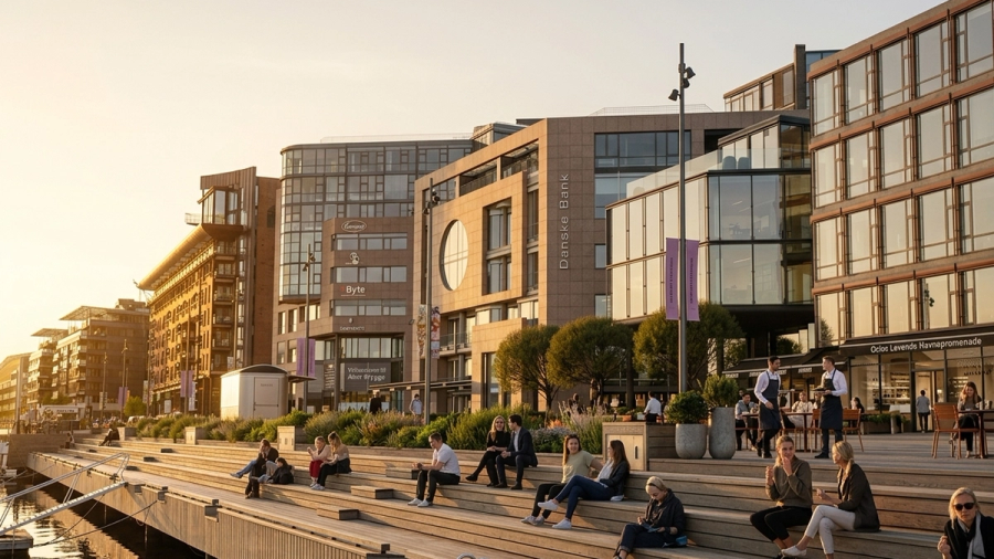kontorlokaler til leie på Aker Brygge