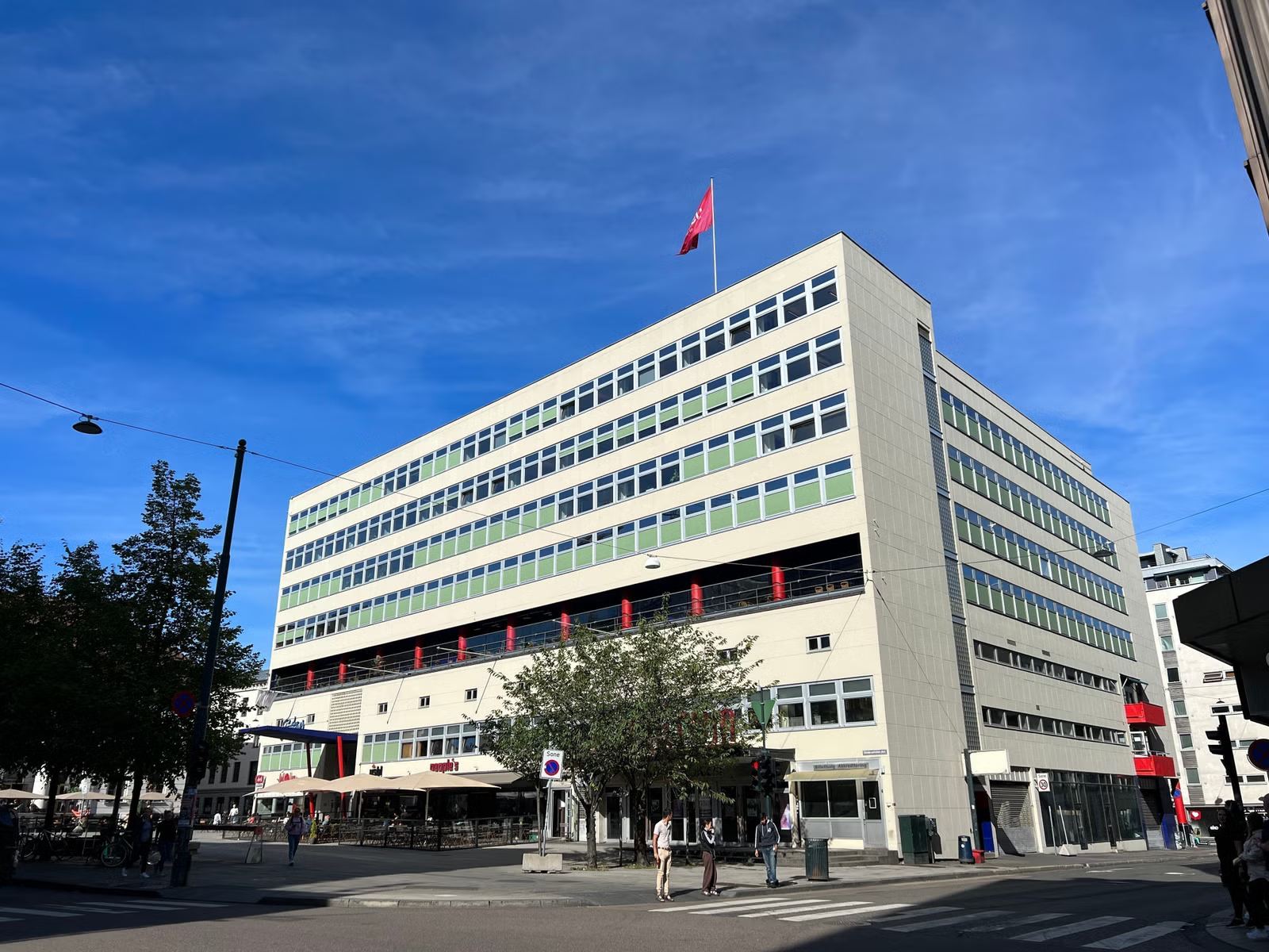 Bright and Central 50 sqm GFA Office Space at Arbeidersamfunnets Plass - Facade