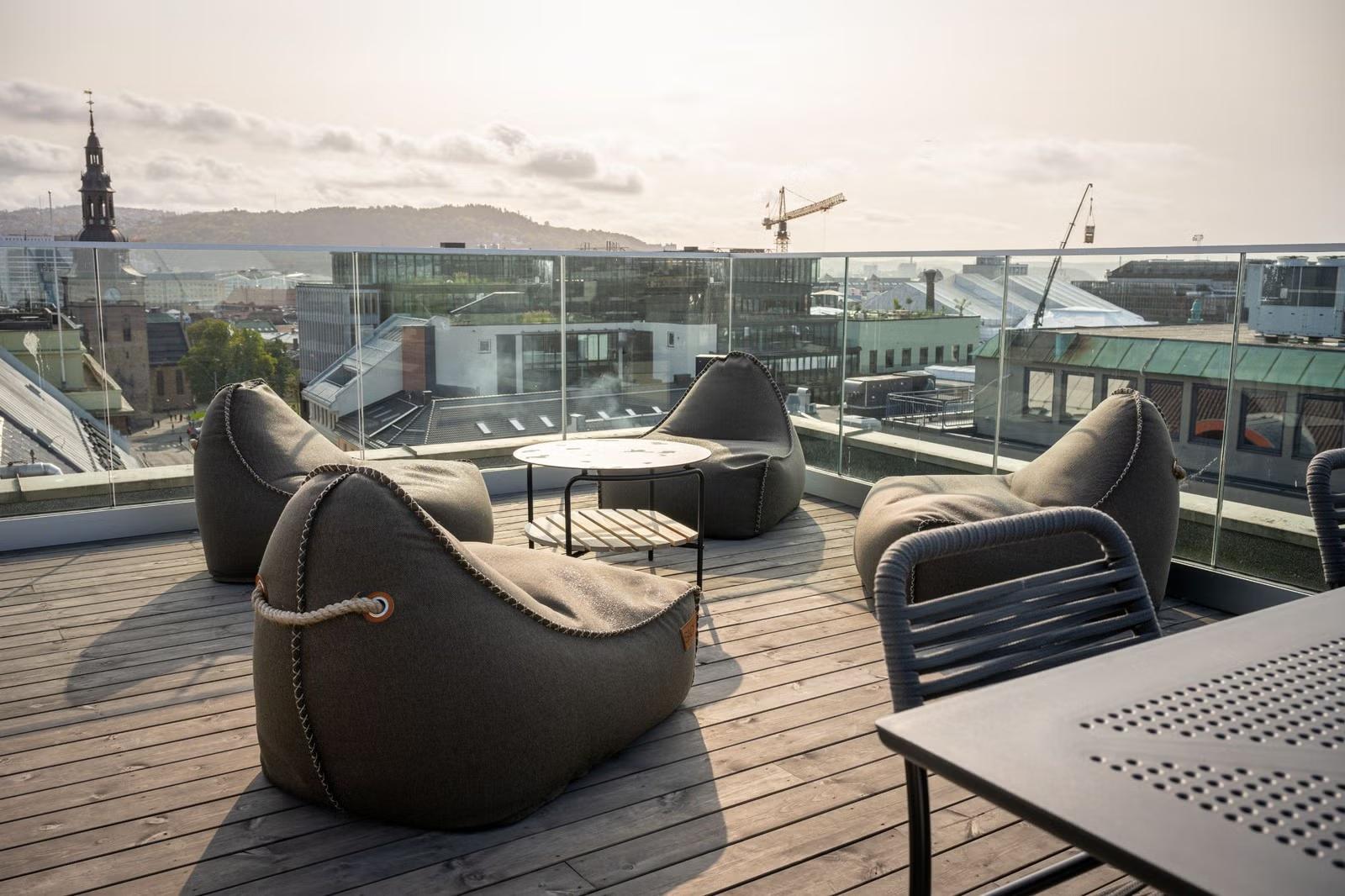 Eksklusivt, innflyttingsklart kontorlokale med takterrasse til fremleie i Grensen 15 - Fasiliteter