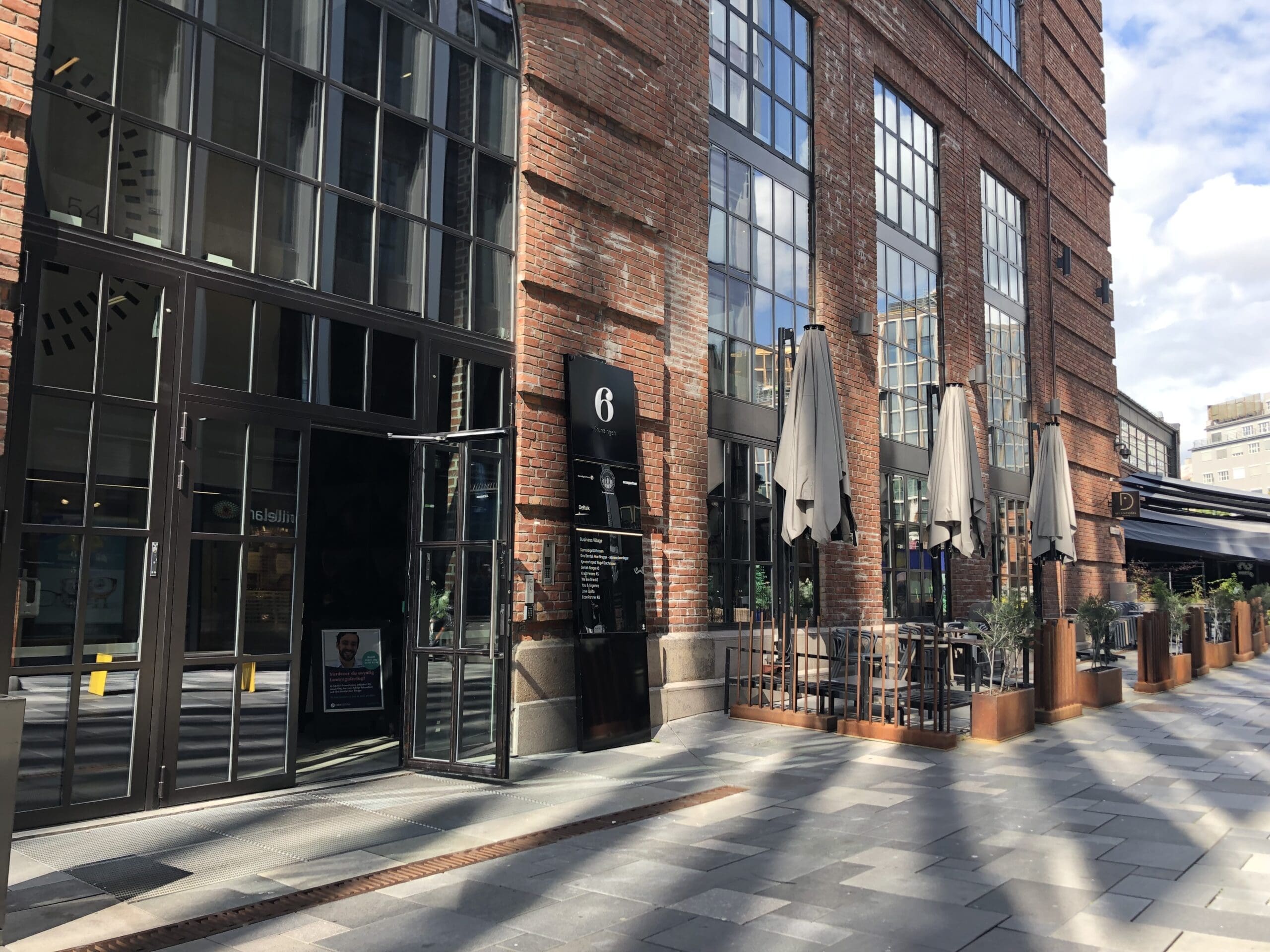 Prime office for 4–6 employees at Aker Brygge - Facade