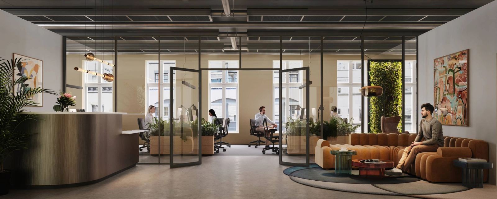 Attractive 4th Floor Office Space in the Historic Glasmagasinet - Workspace