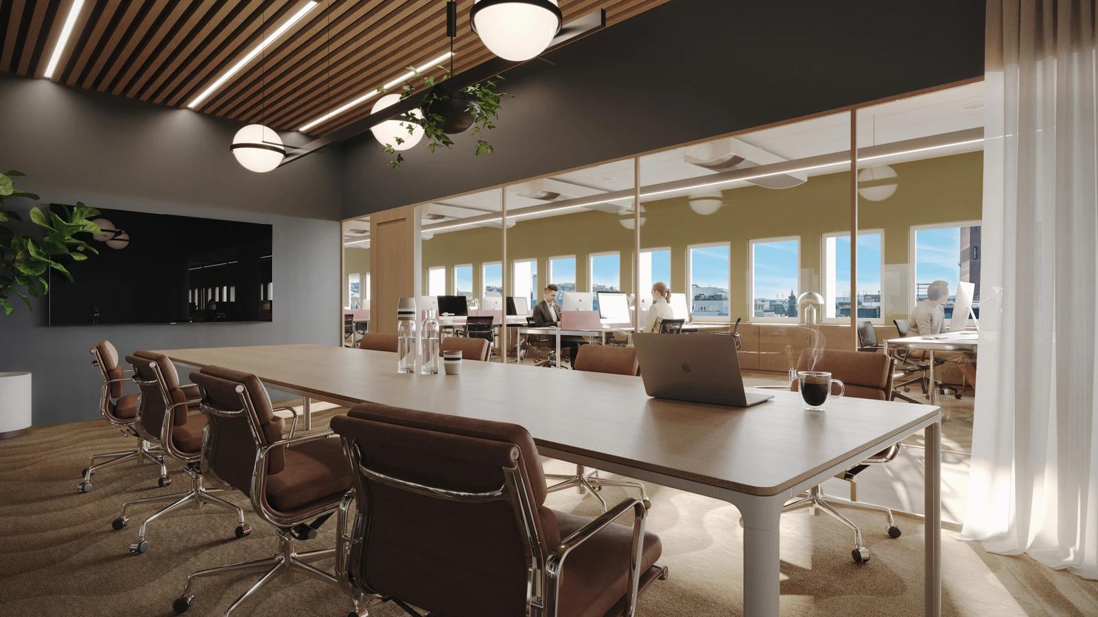 Kontor med topp beliggenhet i Karl Johans gate - Moterom