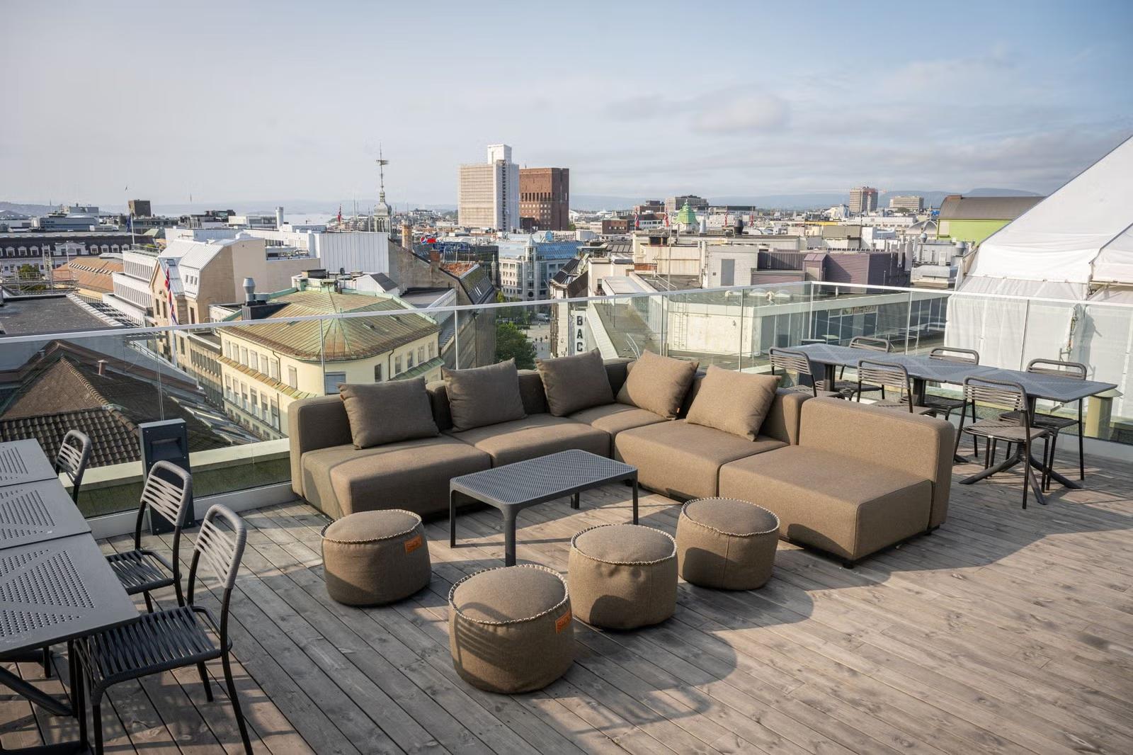 Eksklusivt, innflyttingsklart kontorlokale med takterrasse til fremleie i Grensen 15 - Fasiliteter