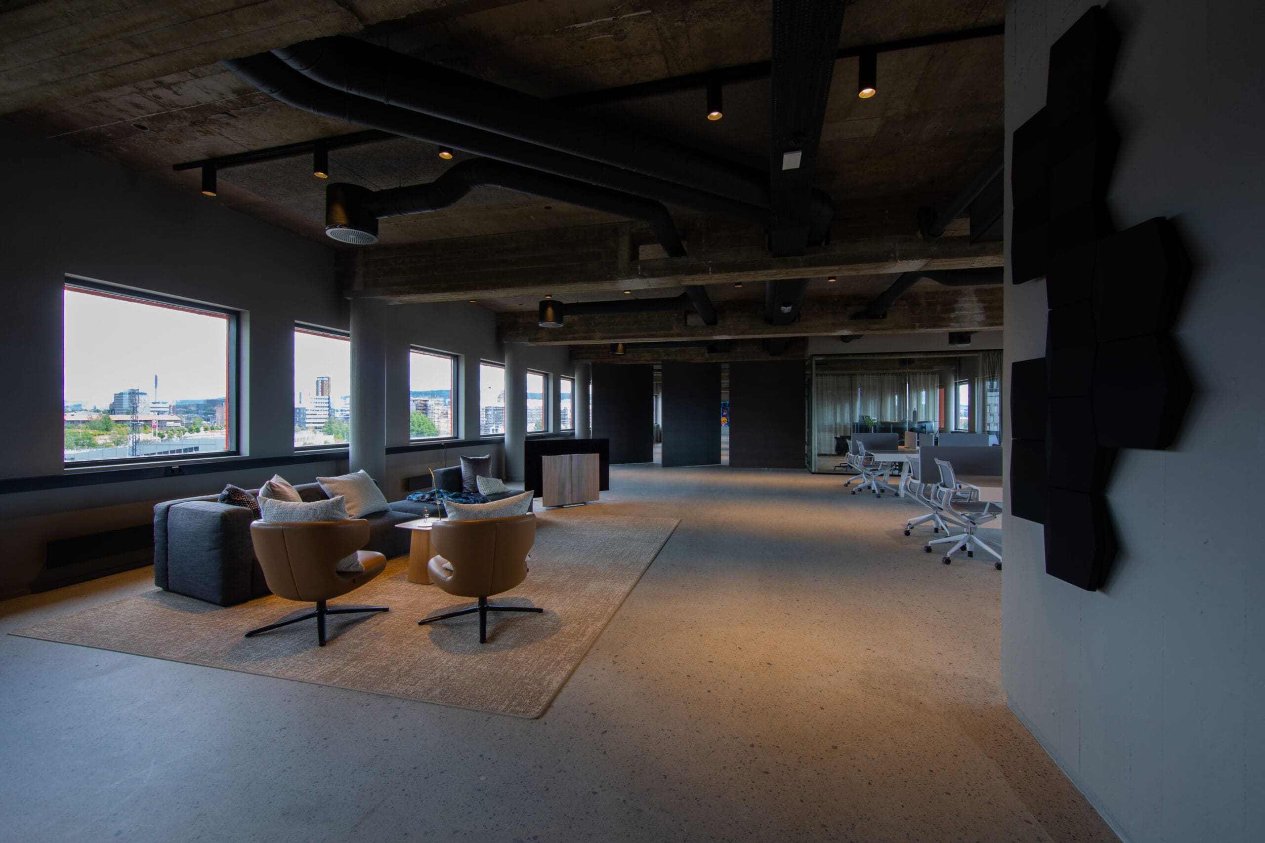 Beautiful office floor with views at Økern - Workspace