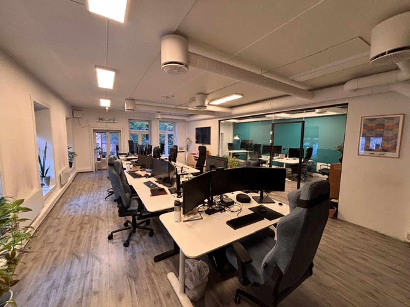 Flott kontor i en eiendom med sjarm til leie på Majorstuen - Kontor