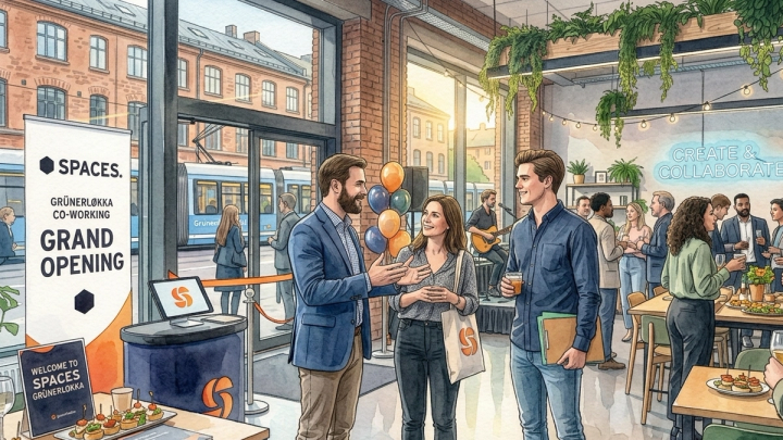 Nyåpning: Spaces lanserer nytt co-working-senter på Grünerløkka