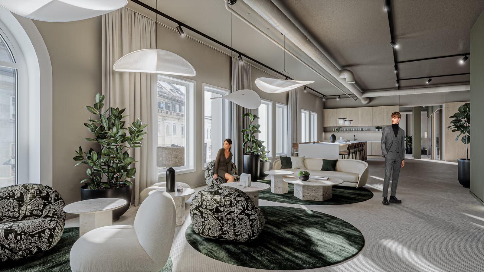 Office space in a classic building in Oslo city center - Workspace